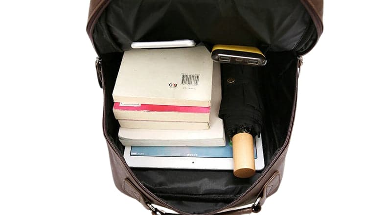 Promis™ Lux PU Leather Laptop Backpack, photo 13