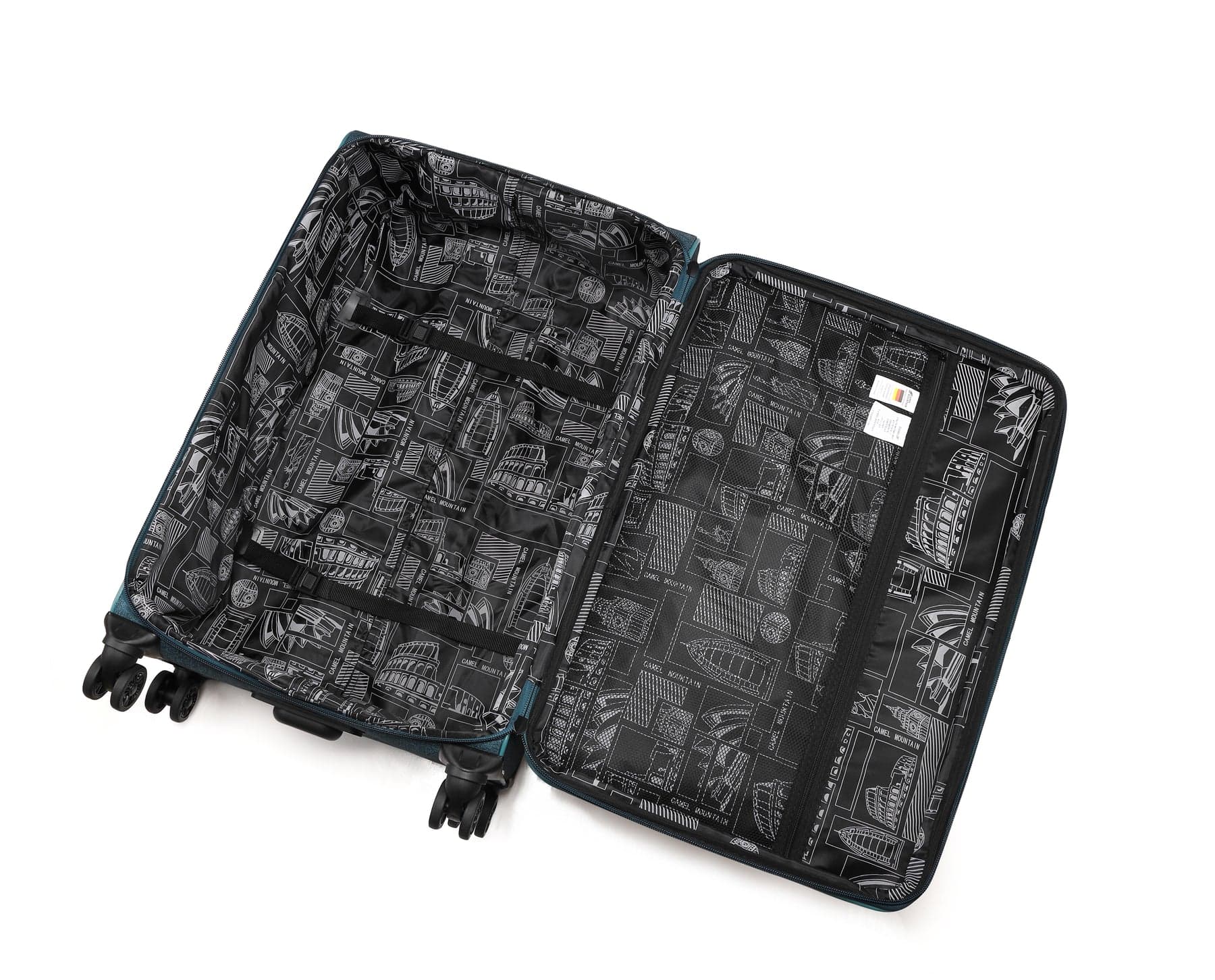 Camel Mountain Platinium 20 inch Expandable Softshell Carry-On, photo 17
