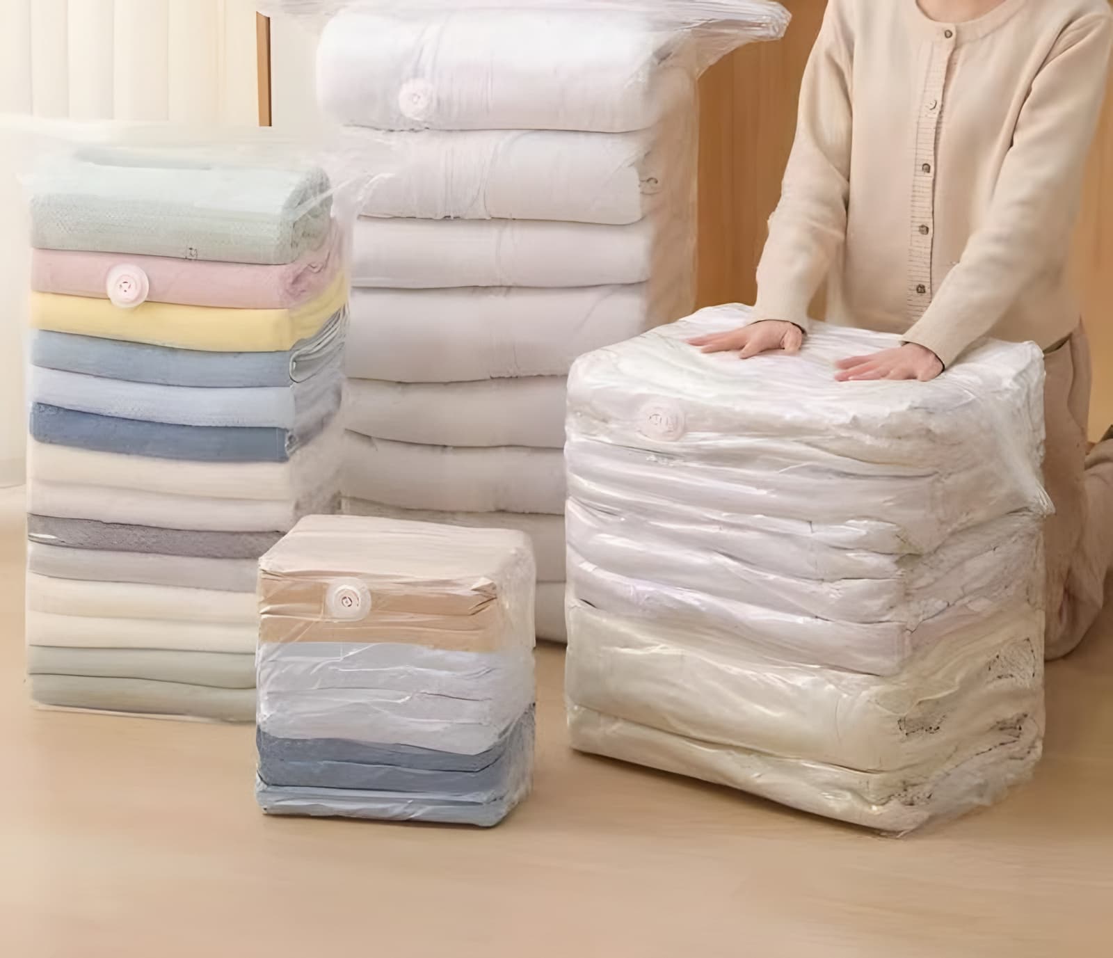 Evora 3D Cube Vacuum Storage Bags, No Pump Needed, photo 11