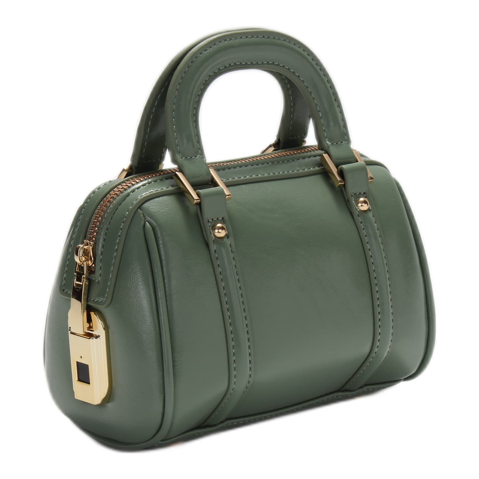 Gstaad Women's PU Leather Fingerprint Lock Handbag, photo 17