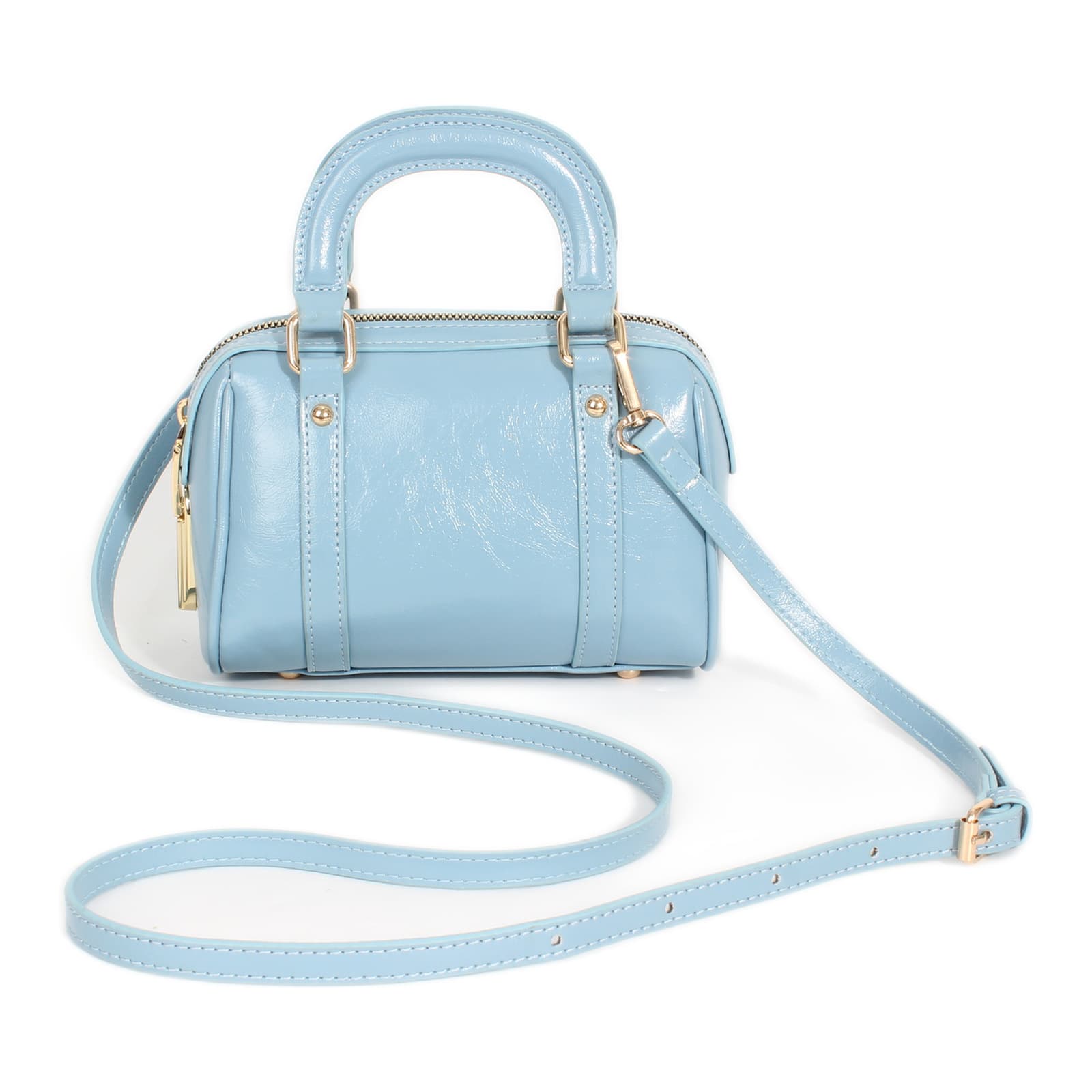 Gstaad Women's PU Leather Fingerprint Lock Handbag, photo 12