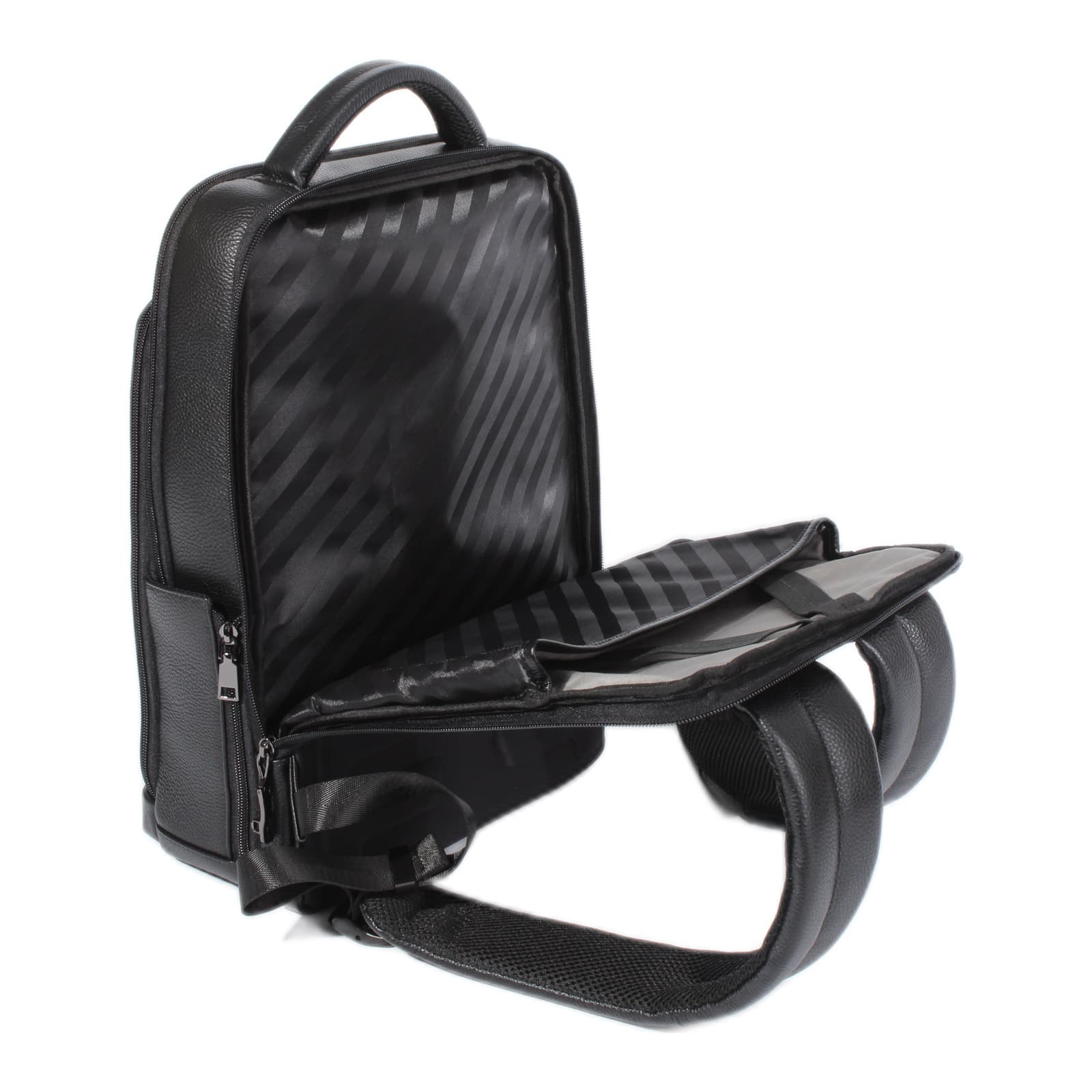 Zurich Genuine Leather Fingerprint Lock Backpack, photo 8