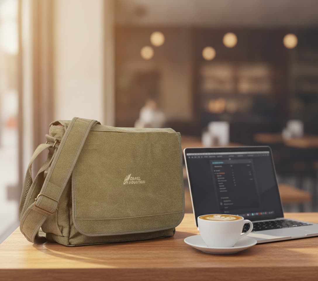 BONANZA™ Pro 2.0 Canvas Laptop Shoulder Bag, photo 12