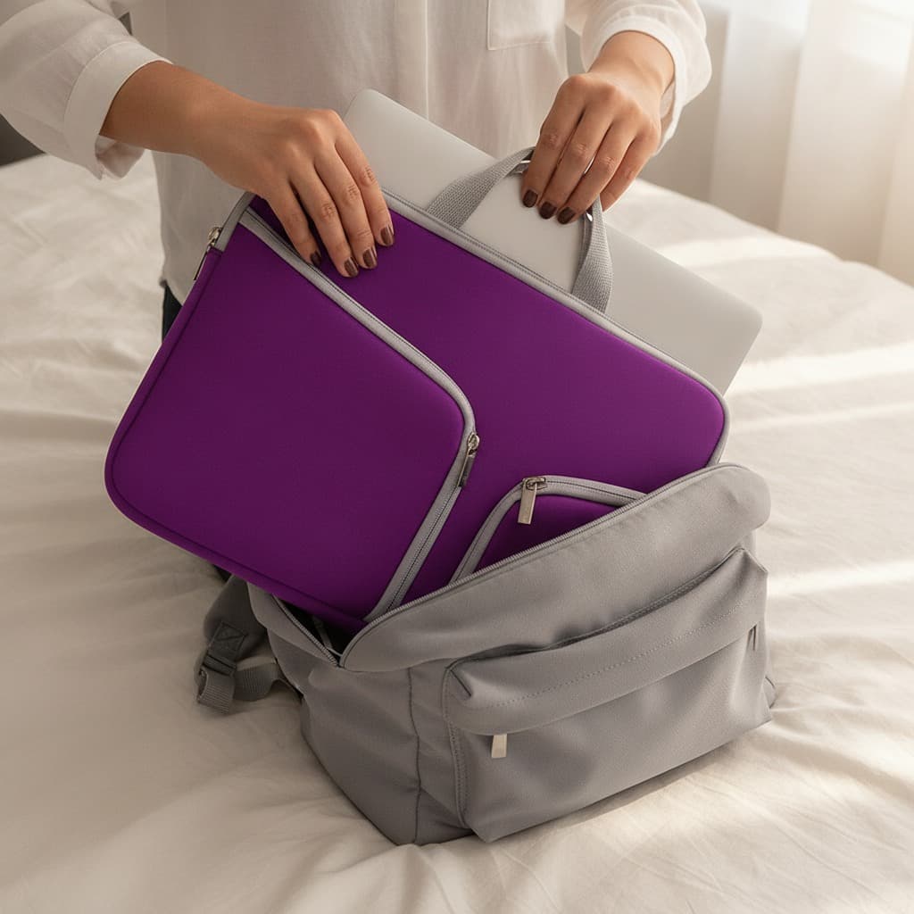 Citrate Neoprene Laptop Sleeve with Hidden Handles, photo 16
