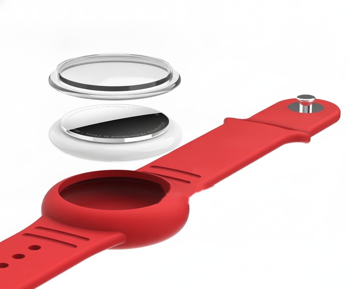 Como Silicone Kids' AirTag Wristband with Waterproof Capsule, photo 3