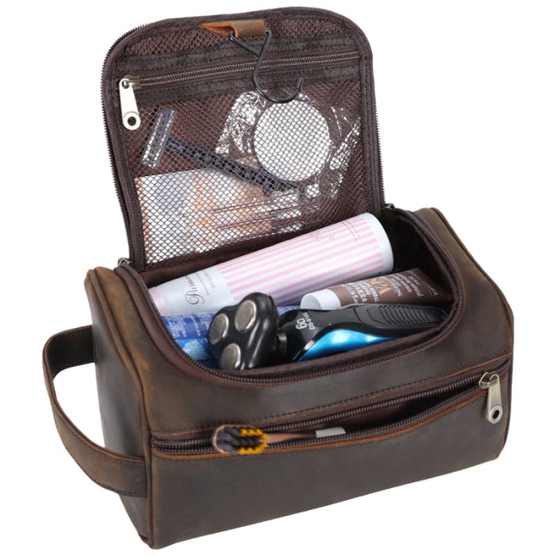 Enzoryn Turbo 12L Genuine Leather Toiletry Organizer, photo 6