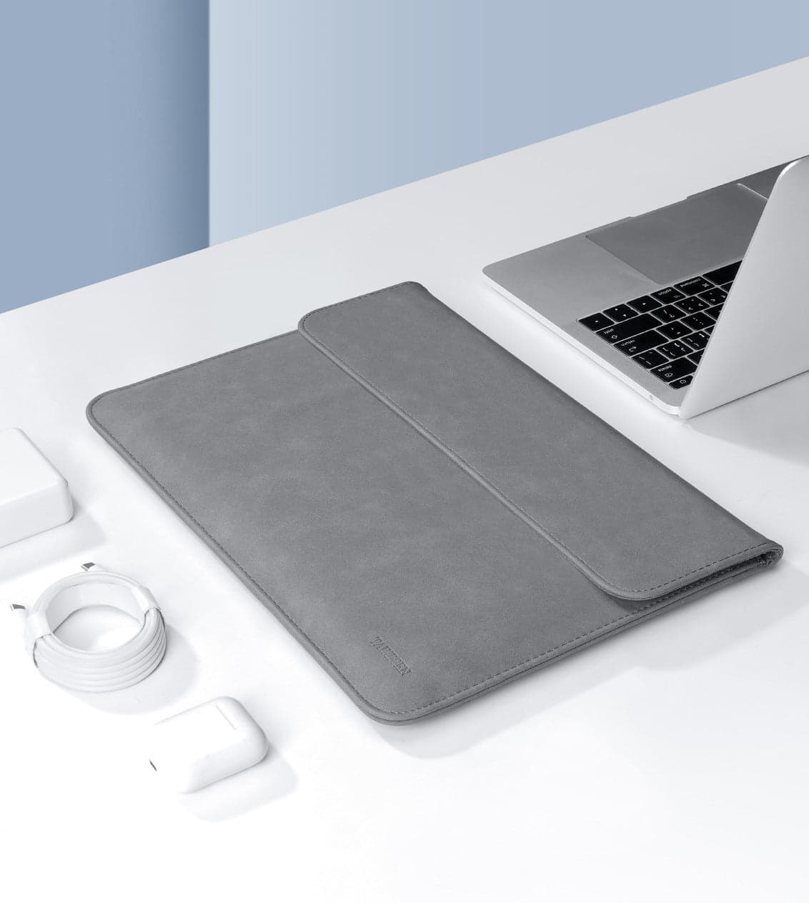 Nova Plus PU Leather Laptop Sleeve with Folding Stand, photo 19