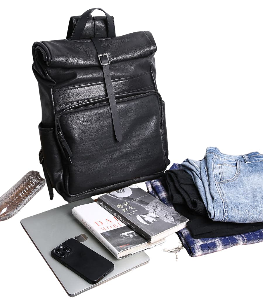 Helionisโข Leather Laptop Backpack, photo 11
