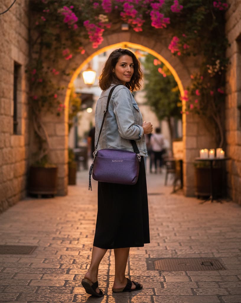Sevilla Women's Crossbody Bag with Four Compartments, photo 8