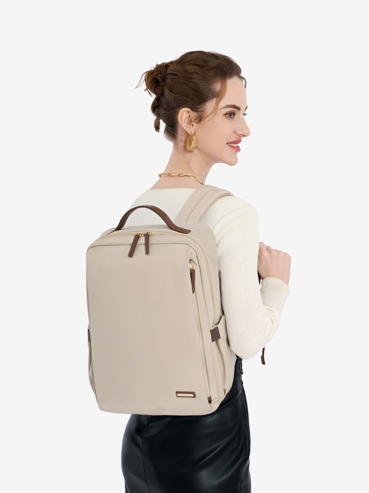 Aurelia Women's Slim Laptop Backpack with Anti-Theft Pocket, photo 3