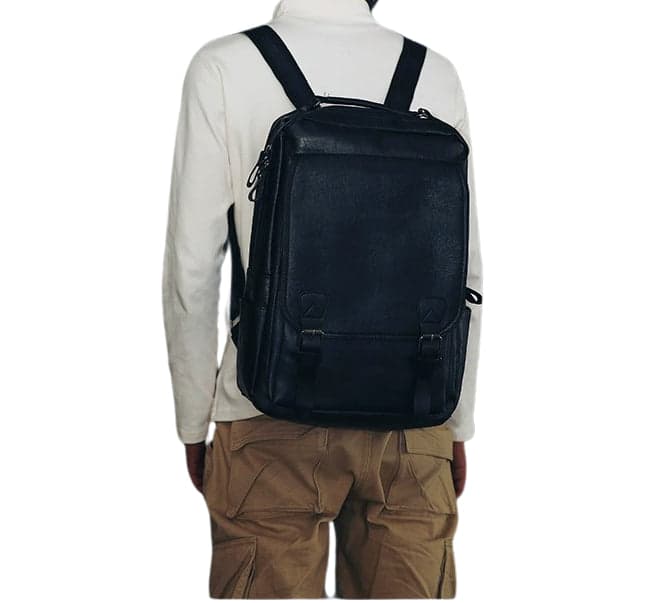 Promis™ Lux PU Leather Laptop Backpack, photo 14