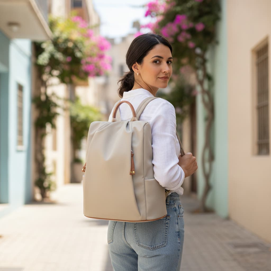 Cascais Women's Anti-Theft Backpack, 530 g, photo 16