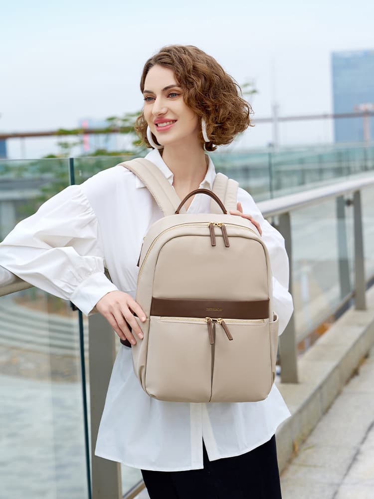 Vienna Women's Laptop Backpack with Two Main Compartments, photo 3
