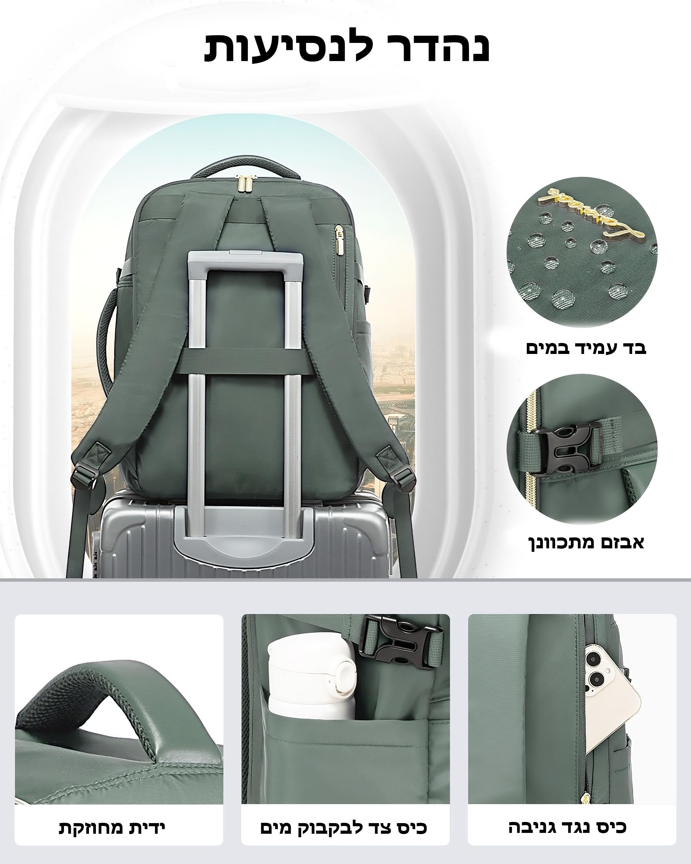 Kronyx™ Advanced 55L Laptop Travel Backpack, photo 5