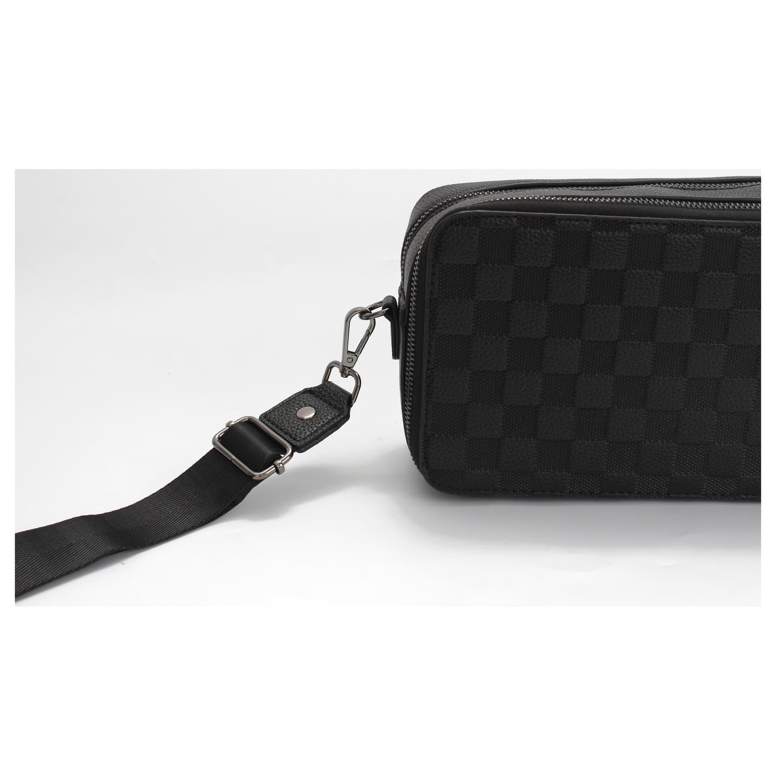 Graz PU Leather Fingerprint Lock Crossbody Bag, photo 9