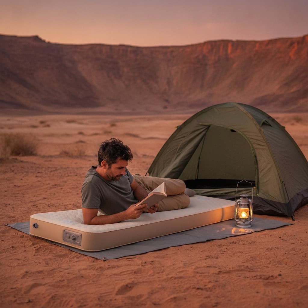 Dolomiti Self-Inflating Camping Mattress with Built-In Pump, photo 5