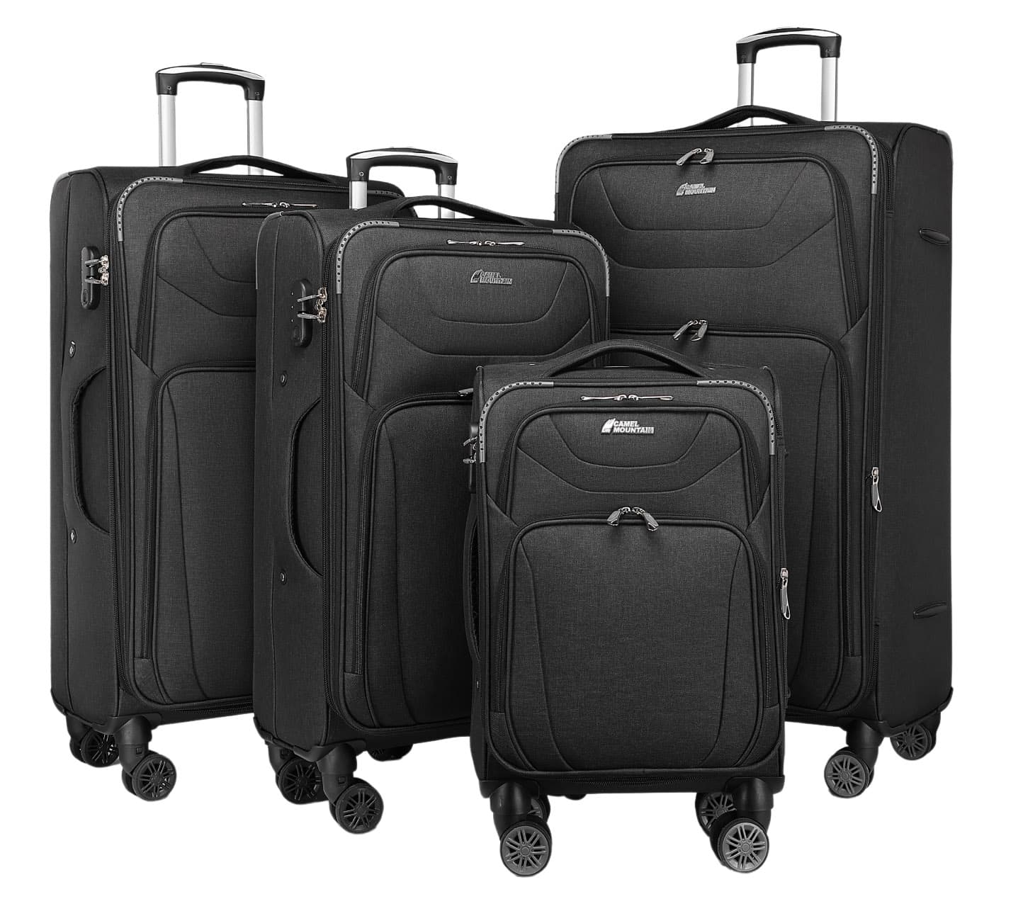 Camel Mountain® Americano Soft Suitcase Set of 4, photo 2