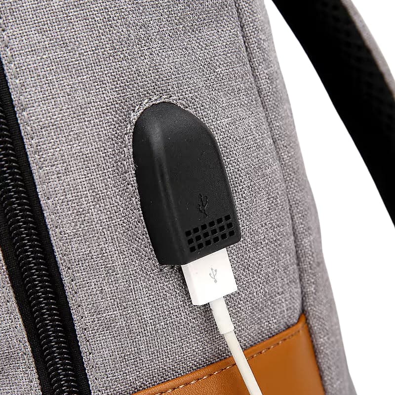 Asia™ Retro Laptop Backpack with USB Port, photo 11
