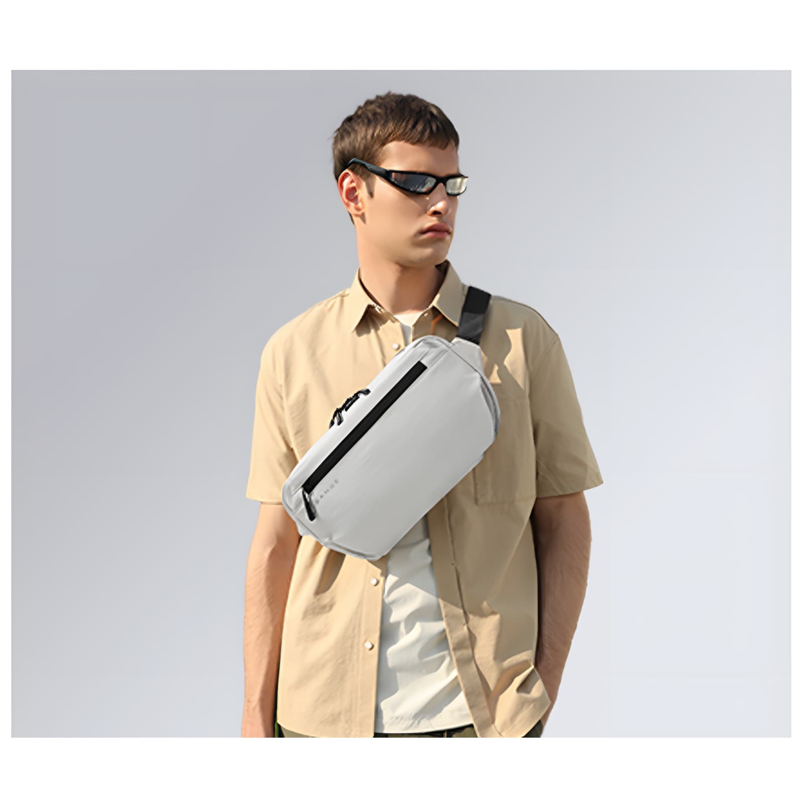 Arezzo Water-Repellent Chest Bag with Anti-Theft Pocket, photo 11