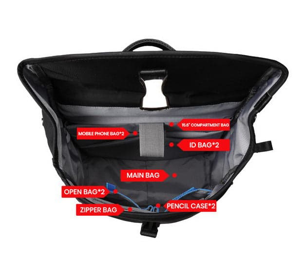 EliteTech Evolve Water-Repellent Laptop Backpack for 16 Inch Laptops, photo 14