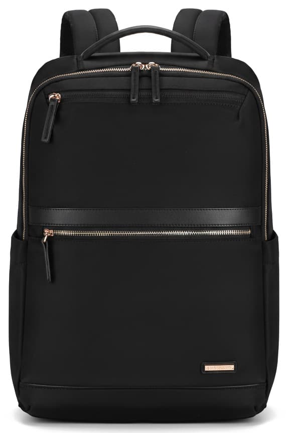 Elise Women's Laptop Backpack with Faux Leather Band, photo 20