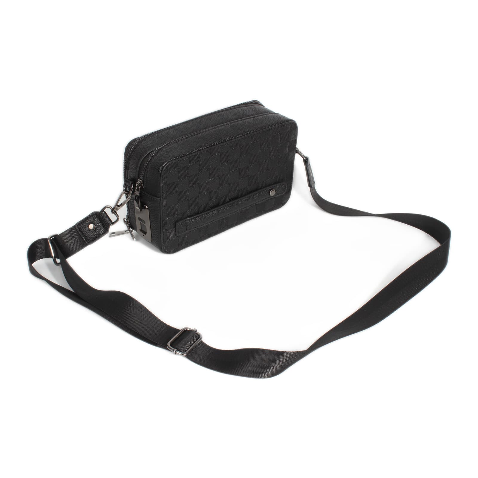 Graz PU Leather Fingerprint Lock Crossbody Bag, photo 7