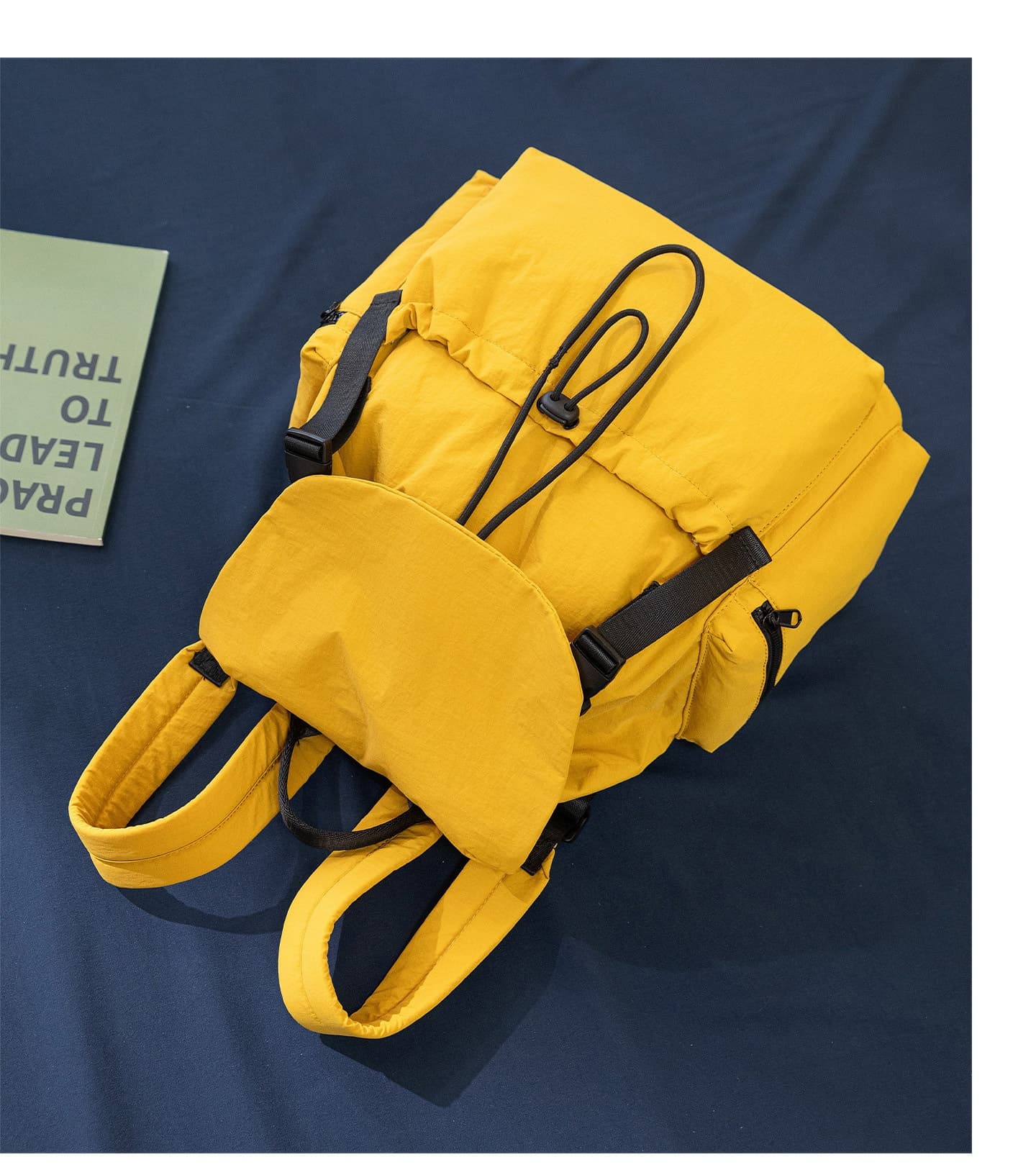Cadiz Women's Pleated Flap Backpack, Water-Repellent, photo 20
