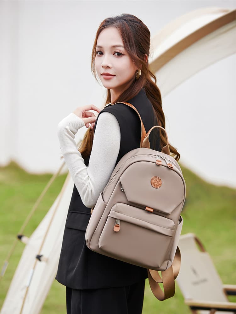 Genova Women's 13-Inch Laptop Backpack in Soft Nylon, photo 2