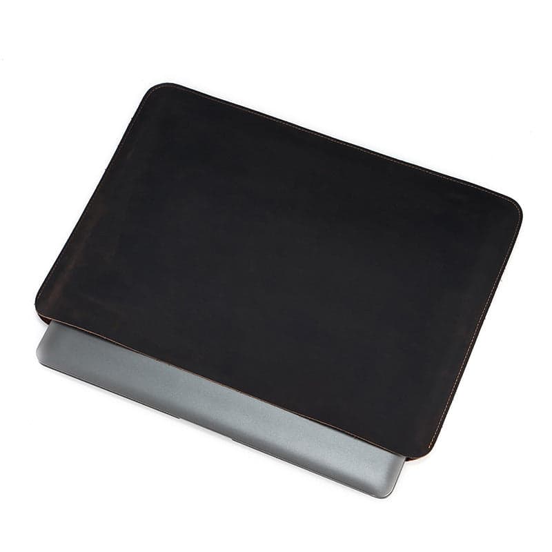 Nyvonis™ Luxe Leather Laptop and iPad mini Sleeve