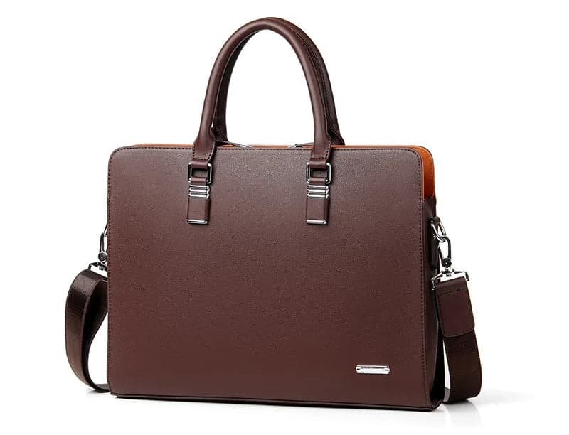 Fluxor PU Leather Laptop Briefcase, 13" to 15"