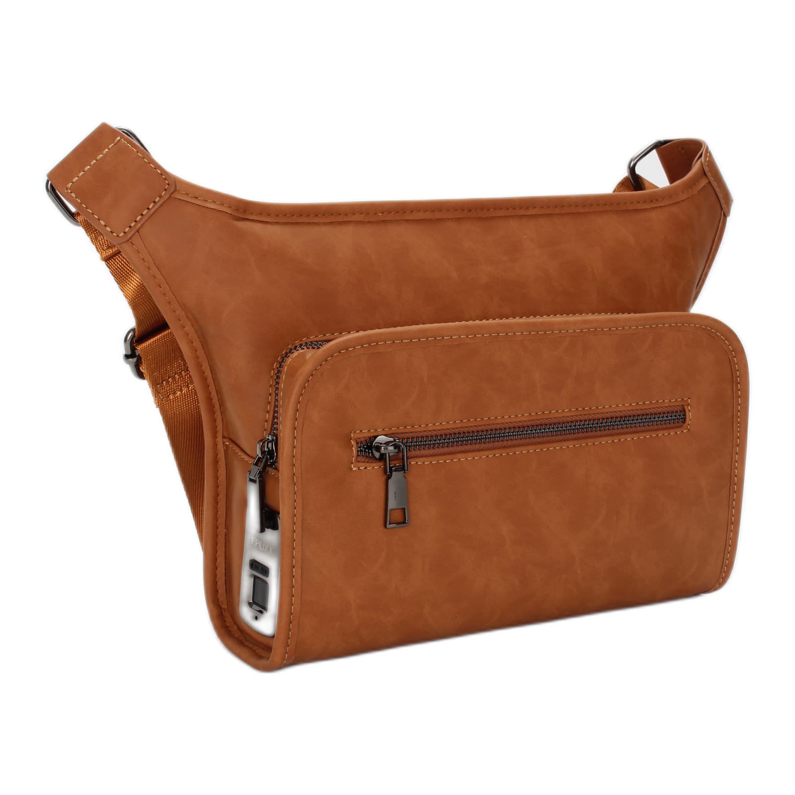 Aarau PU Leather Fingerprint Lock Chest and Waist Bag, photo 9