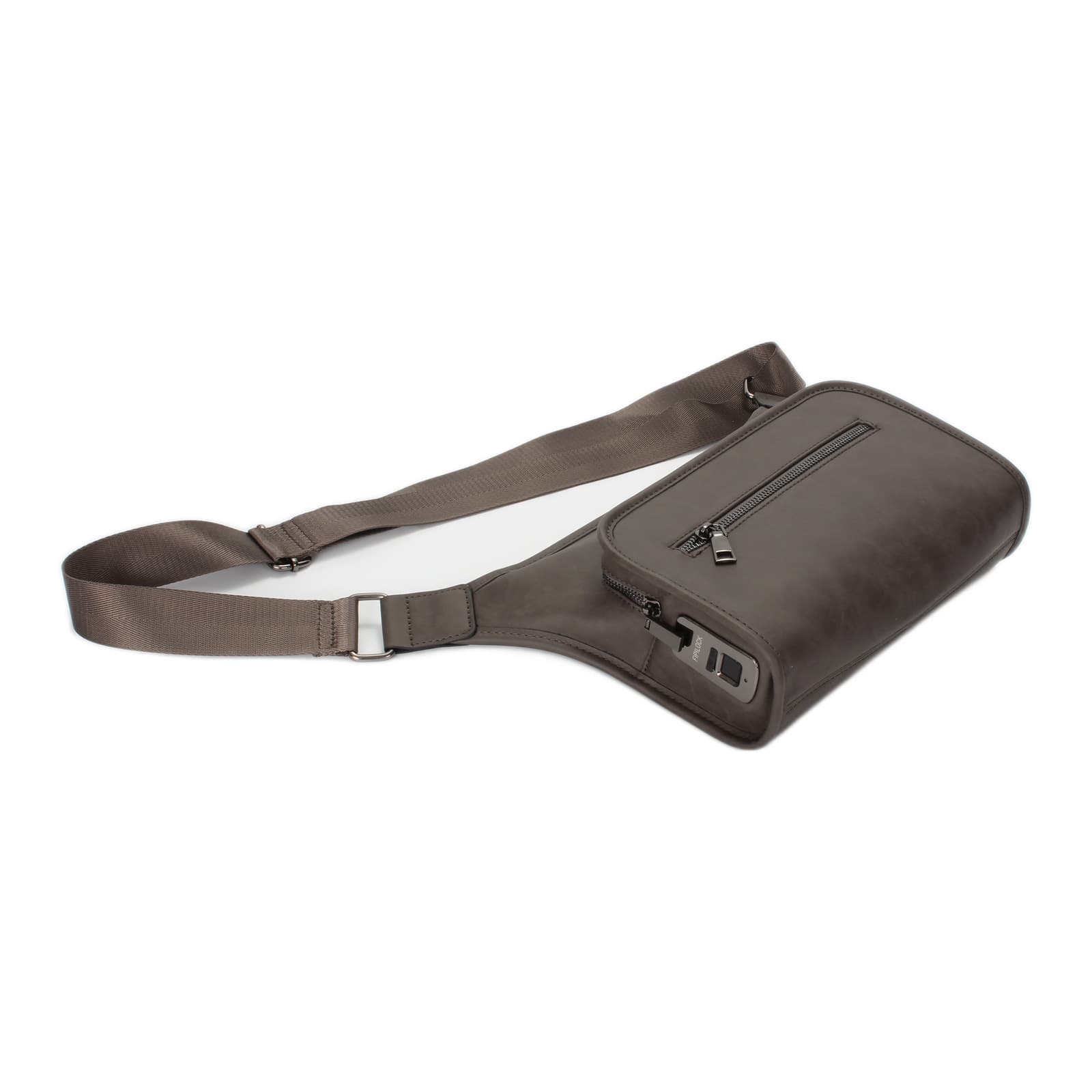 Aarau PU Leather Fingerprint Lock Chest and Waist Bag, photo 3
