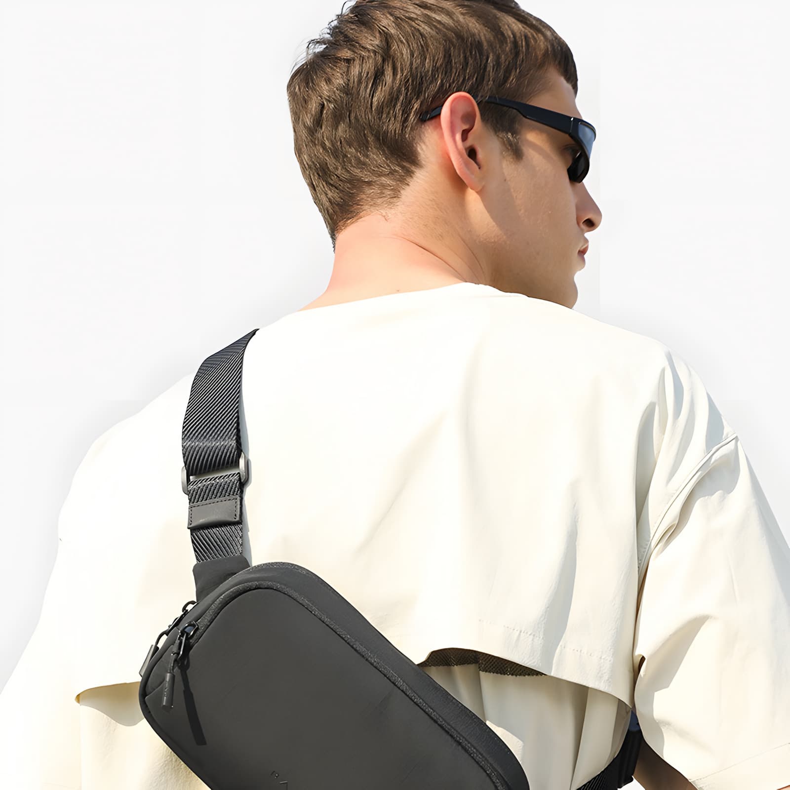 Cagliari Small Chest and Waist Bag with Anti-Theft Pocket, photo 11