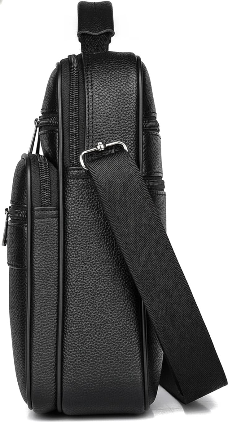 Salerno Men's Genuine Leather Crossbody Bag, photo 9