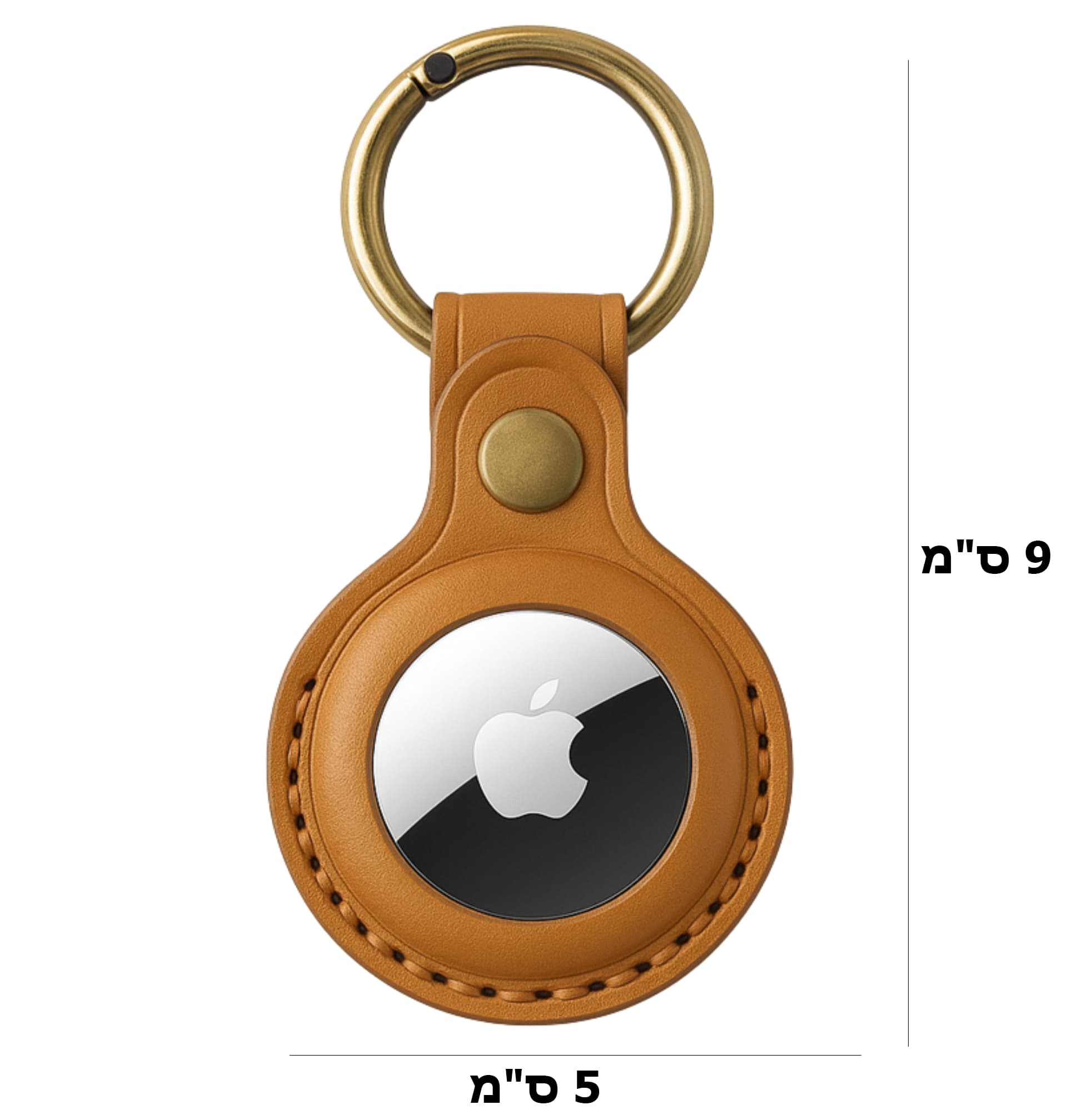 Byzoril™ Slim Leather AirTag Keychain, photo 10