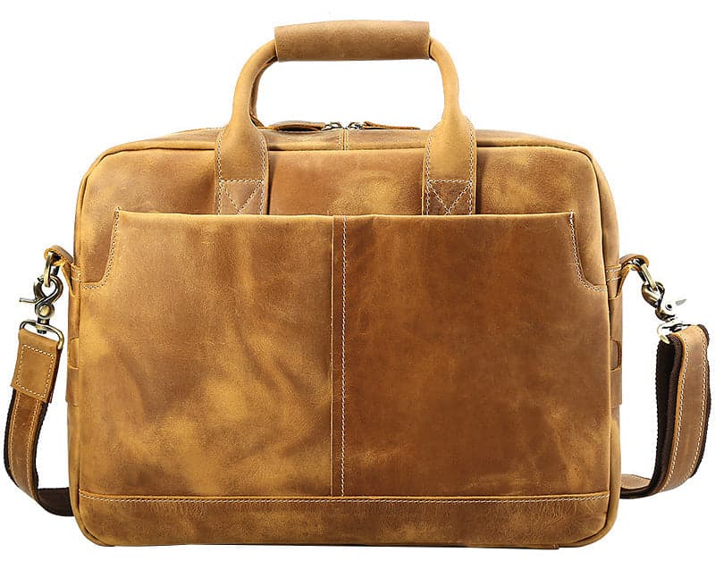 The Mike Pro 20L Genuine Leather Laptop Briefcase, photo 7