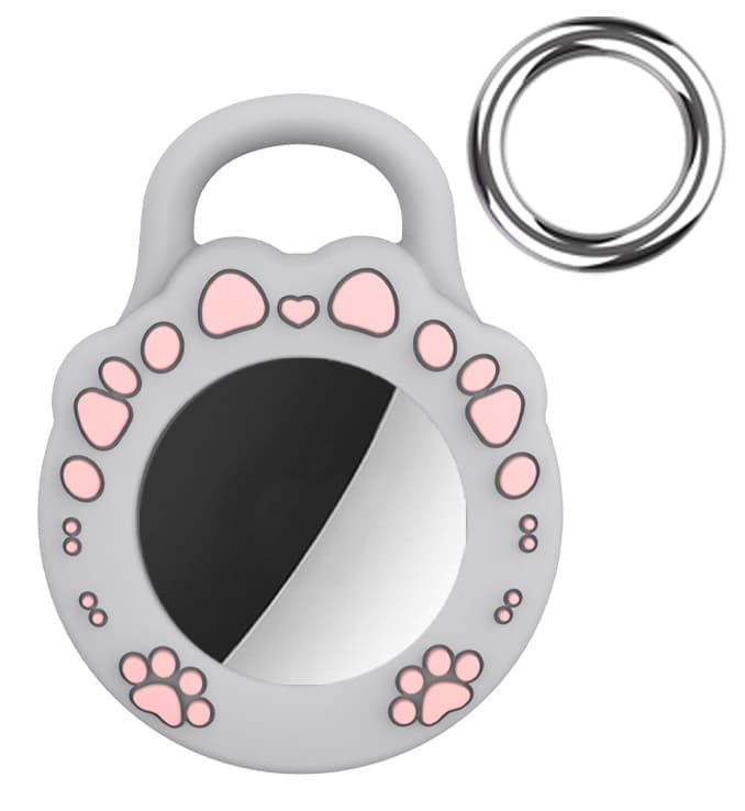 Nina Cat-Paw Silicone AirTag Keychain Case, photo 10