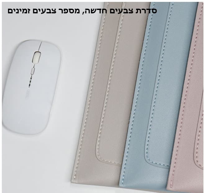 Camel Mountain® Bloom Slim PU Leather Laptop Sleeve, photo 3