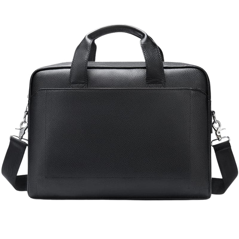 Quirvex™ Prestige 14" Genuine Leather Laptop Bag