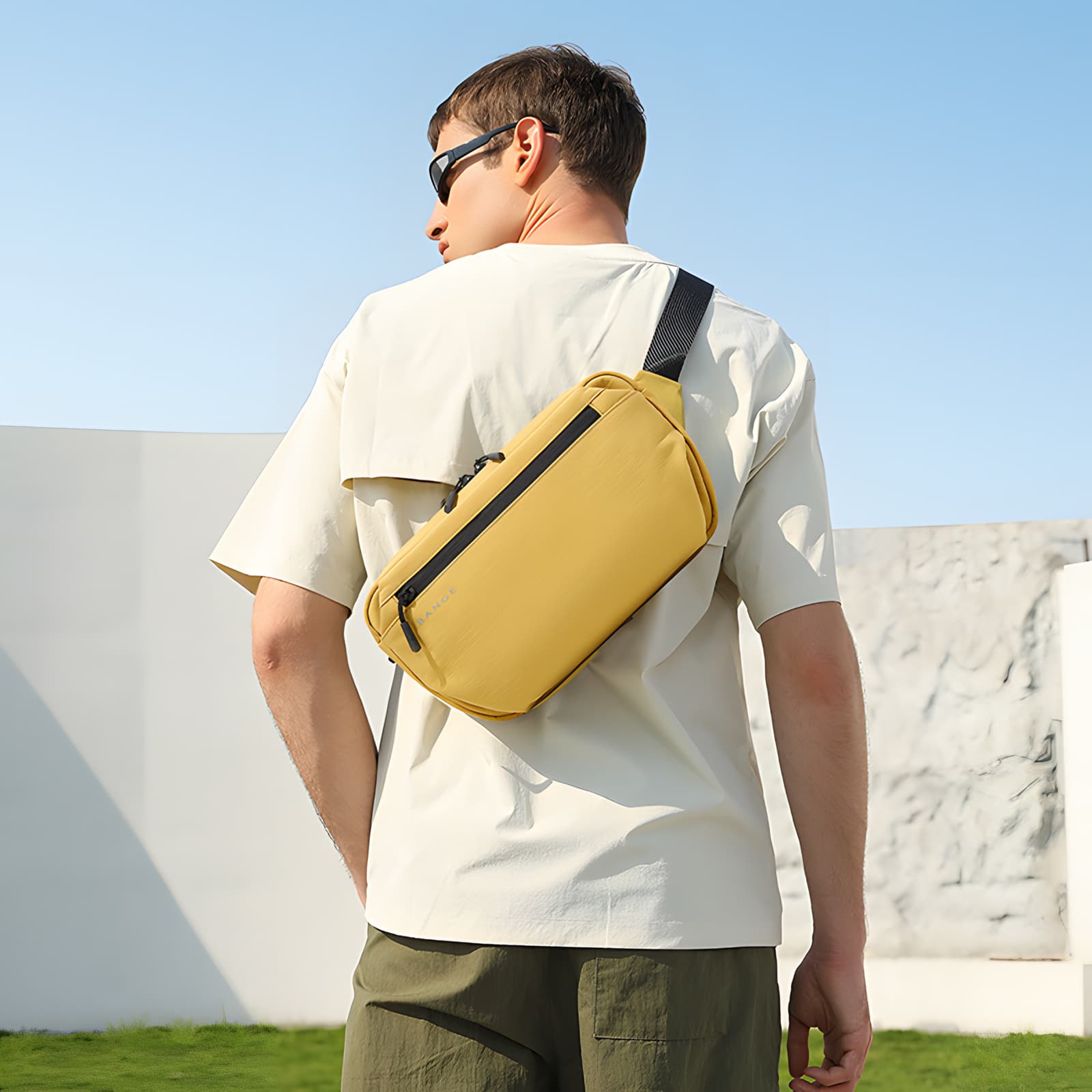 Arezzo Water-Repellent Chest Bag with Anti-Theft Pocket, photo 8
