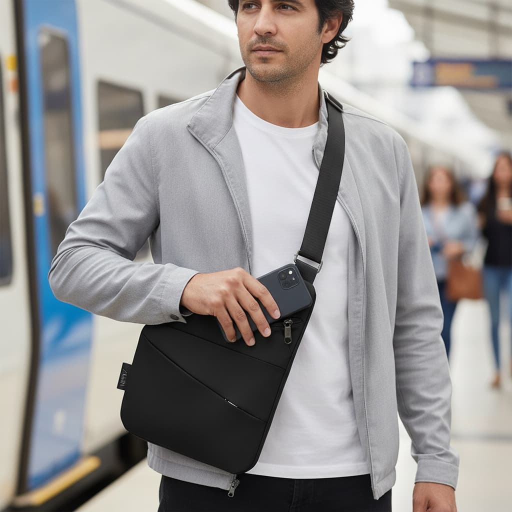 Ronda Ultra-Slim Anti-Theft Crossbody and Chest Bag, photo 5