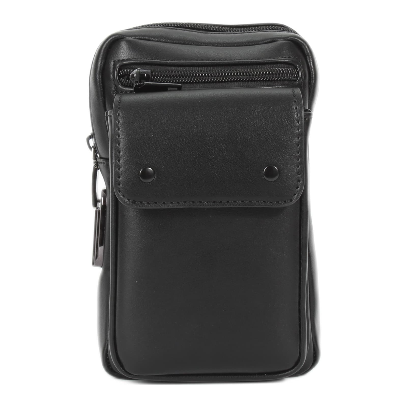 Hamburg PU Leather Fingerprint Lock Crossbody Bag, photo 2