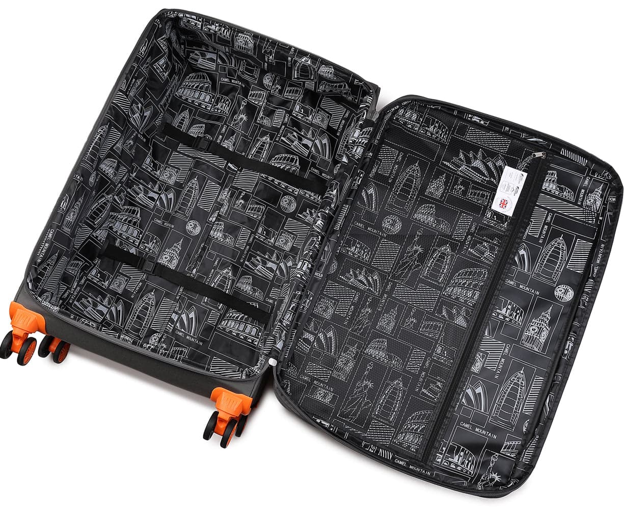 Camel Mountain Titan Three-Piece Suitcase Set, 20, 24 and 28 inch, photo 15