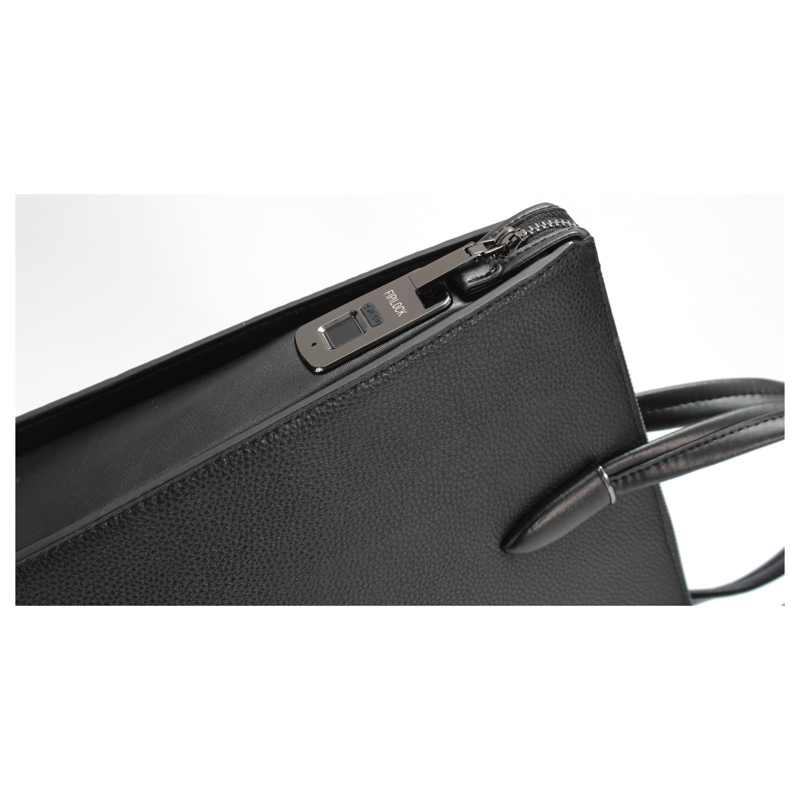 Geneva Genuine Leather Fingerprint Lock Briefcase, photo 6