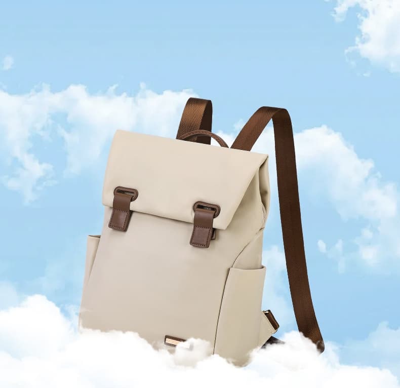 Lucca Women's Flap Backpack with Magnetic Closure, photo 17