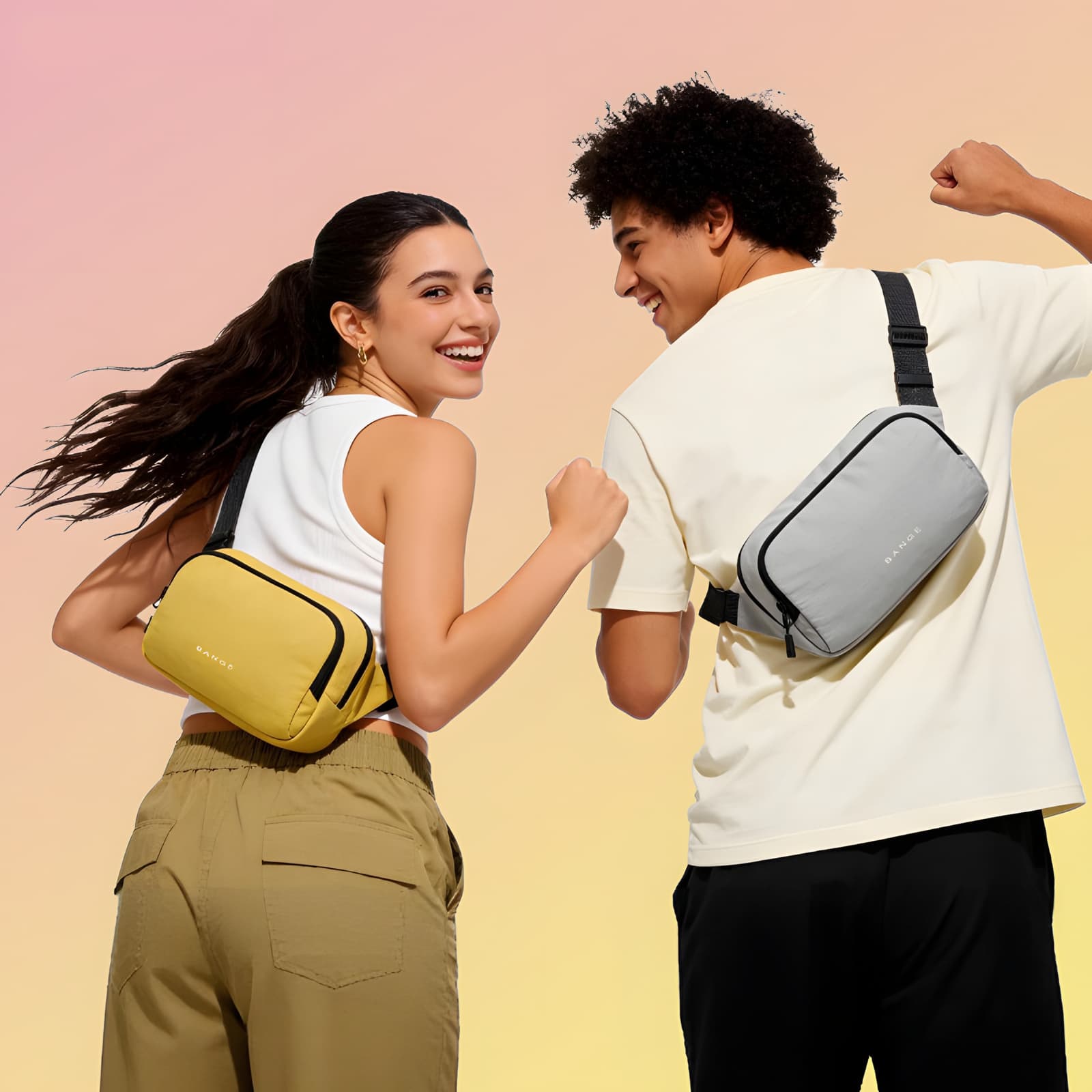 Cagliari Small Chest and Waist Bag with Anti-Theft Pocket, photo 2