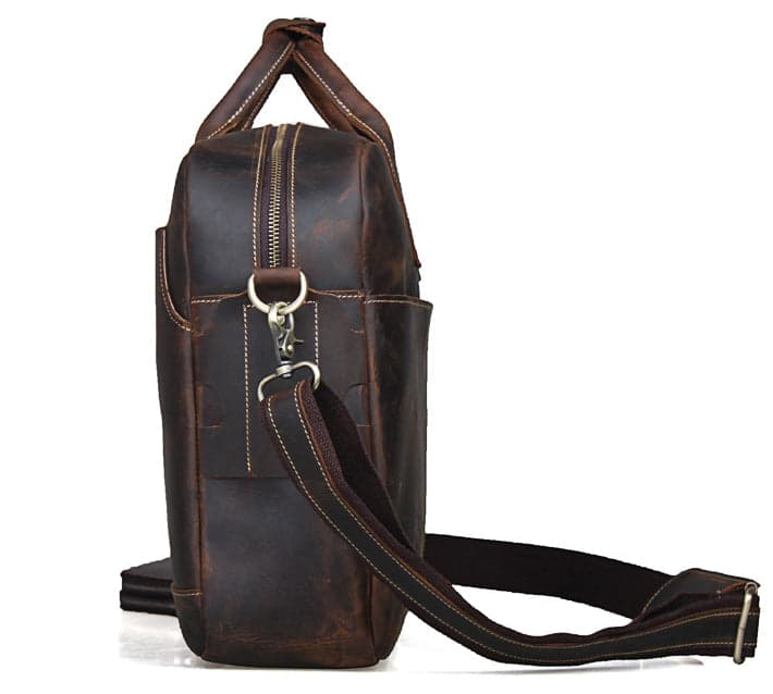 The Mike Pro 20L Genuine Leather Laptop Briefcase, photo 9