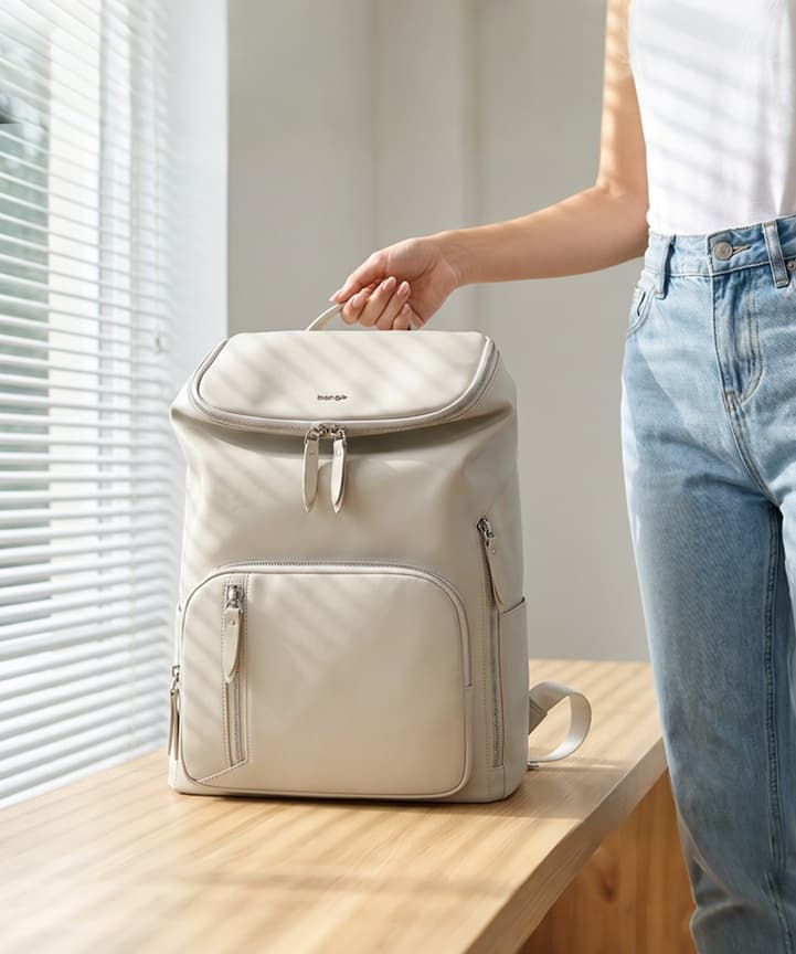 Sanremo Women's Laptop Backpack with Trolley Strap, photo 12