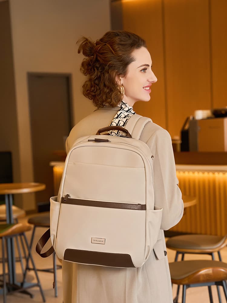 Ravenna Women's Laptop Backpack with Magnetic Front Pocket, photo 2