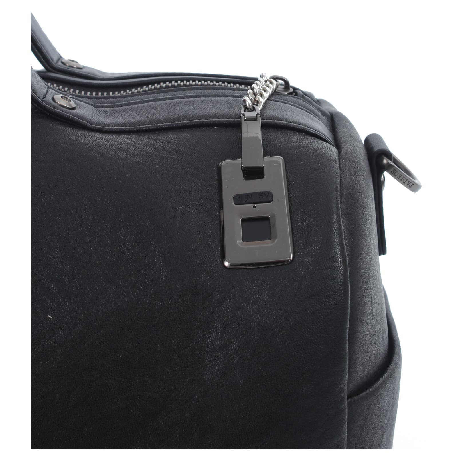 Davos PU Leather Fingerprint Lock Travel Bag, photo 7